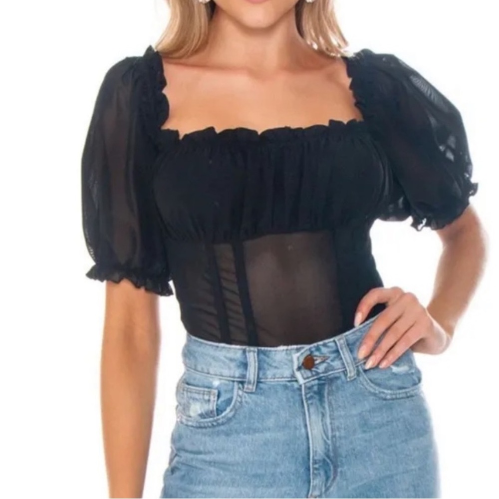Lani the Label Tiffany Bodysuit Black XS